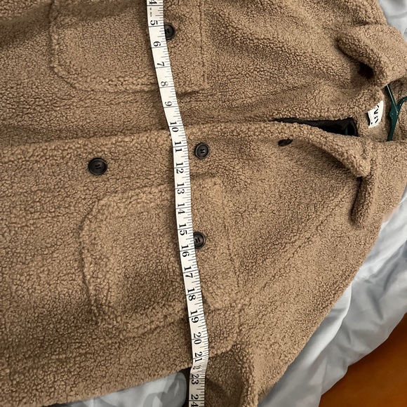 Zara Oversized Shearling Teddy Coat/Jacket - Picture 8 of 9
